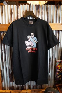 BROTHER MERLE BETTY & NORM S/S CREW T-SHIRT (BLACK)
