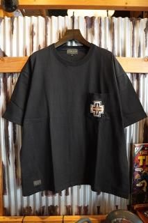 PENDLETON Embroidery Pocket Tee (Black Harding)