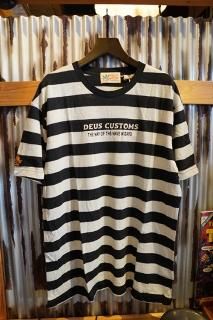 DEUS EX MACHINA Hemp Stripe Tee (Phantom Stripe)