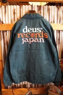 DEUS EX MACHINA Records Canvas Coach Jacket (Legion Blue)