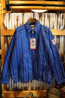 Cookman Delivery Jacket EX Warm (Pabst Stripe Blue)