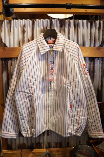 Cookman Delivery Jacket EX Warm (Pabst Stripe White)
