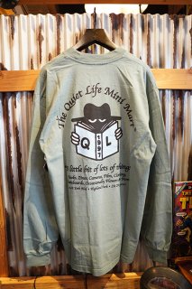 THE QUIET LIFE Book Made in USA LONG SLEEVE T (Green)