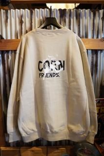 JUST FOR FUN -Corn Friends- SWEAT SHIRTS (SAND)