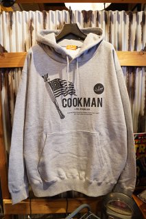 Cookman Pullover Hoodie 「Flag」 (GRAY)