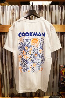 Cookman T-shirts 「Kate Venicebeach map」 (WHITE)