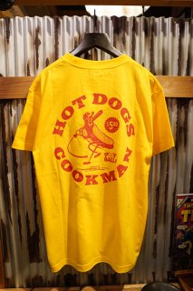 Cookman T-shirts 「Hot Dog Hitter」 (YELLOW)