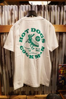 Cookman T-shirts Hot Dog Hitter (WHITE)