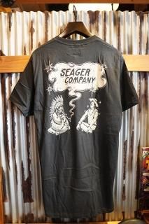 SEAGER PEACE TEE (VINTAGE BLACK)