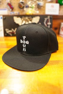DOGTOWN DT Cross Letters Snapback Hat (Black) 