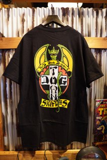 DOGTOWN OG Red Dog T-shirt -Made in USA- (Black)
