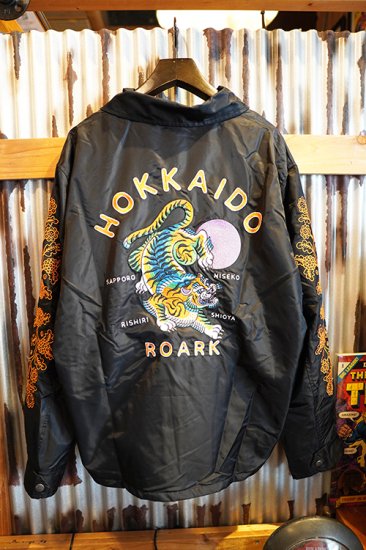 ロアーク リバイバル 23AW 北海道 タイガー刺繍 ナイロン ジャケット L ...