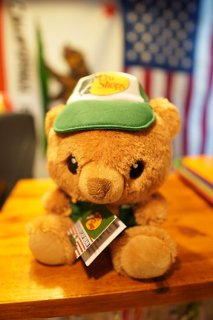 Bass Pro Shops Plush Stuffed Trucker Cap Bear Toy (Green/Brown)
