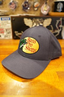 Bass Pro Shops Woodcut Logo Buttery Twill Cap  (Gray navy)