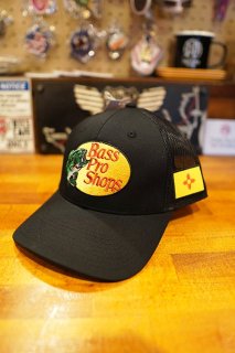 Bass Pro Shops Bass Pro Shops Woodcut Logo and New Mexico Flag Snapback Cap (Black)