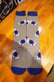 Pabst Blue Ribbon Men's Socks -Beer Mix- (Navy/Gray)