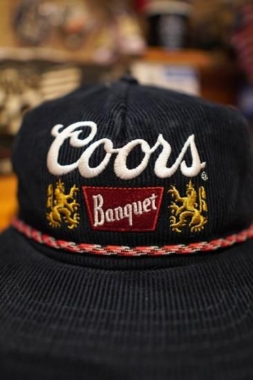 Coors Corduroy Snapback Hat (NAVY) | Coors オリジナルロゴ