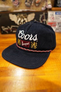 Coors Corduroy Snapback Hat (NAVY)