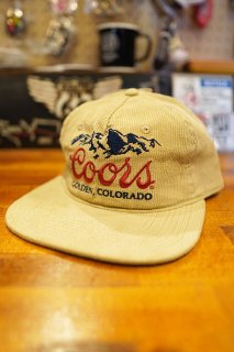 Coors Corduroy Snapback Hat (TAN)