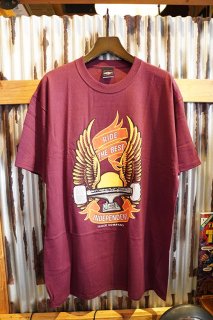 INDEPENDENT RIDE FREE S/S T-SHIRT (MAROON)