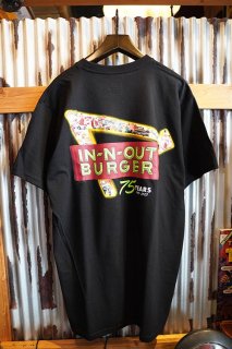 IN-N-OUT BURGER 2024 75TH ANNIVERSARY S/S TEE (BLACK)
