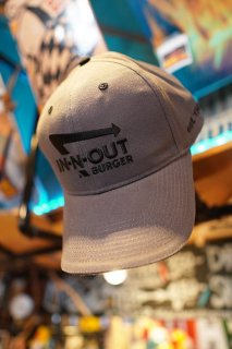 IN-N-OUT BURGER LOGO HAT (GRAY)

