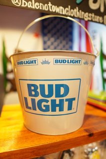 Bud Light Bucket (WHITE/BLUE)