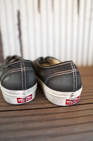 VANS Authentic Wave Washed Black | バンズ・ヴァンズの