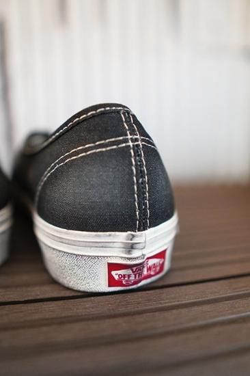 VANS Authentic Wave Washed Black | バンズ・ヴァンズの