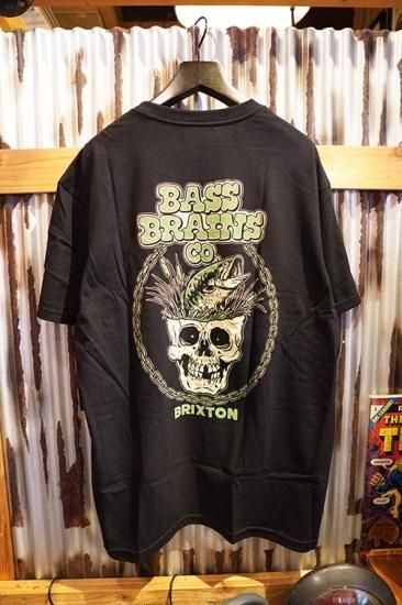 BRIXTON BASS BRAINS SKULL S/S STT | リミテッドコラボ