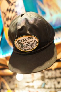 BRIXTON BASS BRAINS SWIM HP SNAPBACK CAP (BLACK)