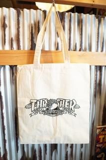 THRASHER X ANTIHERO TOTE BAG (NATURAL)