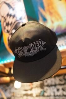 THRASHER X ANTIHERO MAG BANNER - SNAPBACK HAT  (BLACK)