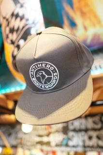 ANTIHERO BASIC PIGEON ROUND - Snapback Hat (CHARCOAL/WHITE)