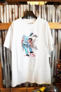ANTIHERO PIGEON ATTACK - S/S T-Shirt (WHITE w/ MULTI COLOR Print)