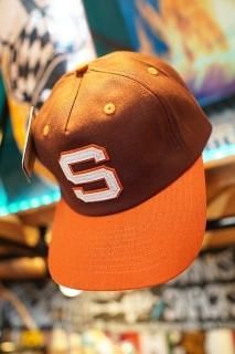 SEAGER ERA HEMP SNAPBACK CAP (BROWN/ORANGE)