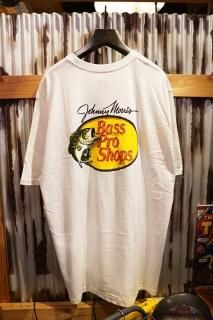 Bass Pro Shops Johnny Morris Woodcut Logo Short-Sleeve T-Shirt (White)