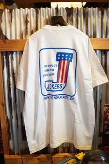 JOKER'S SKATE SHOP #1 SS TEE (WHITE)
