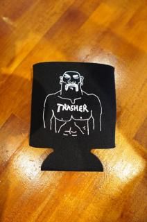 THRASHER MAGAZINE Koozie - Black Art by Gonz