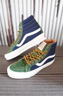 VANS Mte Sk8-Hi Reissue 38 Salt Wash Navy/Green