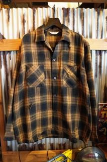 DAN RIVER  Worn-Out Check Shirt (Mustard)