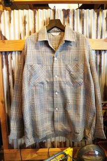 DAN RIVER  Worn-Out Check Shirt (Gray)