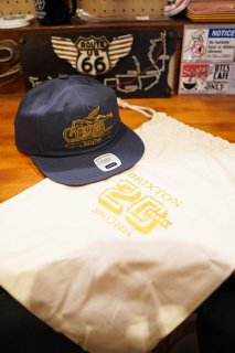 BRIXTON 20th Anniversary FLYER HP SNAPBACK CAP (NAVY)