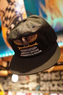 BRIXTON REPAIR HP SNAPBACK CAP (BLACK)