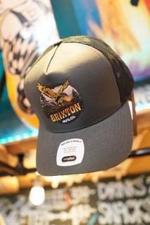 BRIXTON RIDGEWOOD NP TRUCKER HAT (CHARCOAL/BLACK)