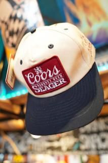 Seager x Coors Banquet Helo Trucker Snapback Cap (Cream/Navy)