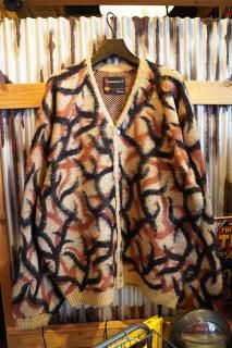 TOWNCRAFT SHAGGY RAGLAN CARDIGAN (TRIBAL