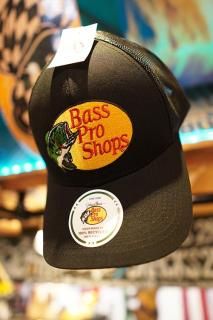 Bass Pro Shops Leaping Bass Logo Cap (Black/Black)