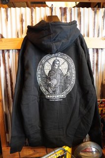 INDEPENDENT INDY ZIP HOOD ITC STAINED (BLACK)