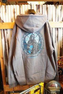 INDEPENDENT INDY ZIP HOOD ITC STAINED (CHARCOAL)
